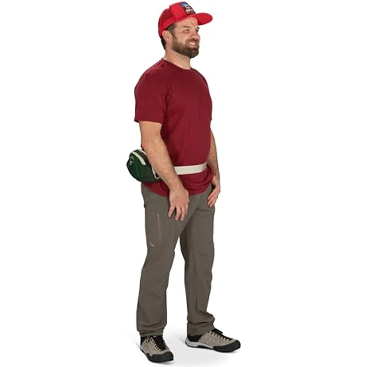 Osprey Daylite Waist Pack, vielseitiger Laufgürtel in Green Belt/Green Canopy, strapazierfähig und bluesign PRODUCT – Bild 4
