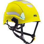 PETZL Schicht Hallo-Viz, Kletterhelm mit CE EN 397 Zertifizierung, Stirnband 53-63 cm, wiegt 435 g