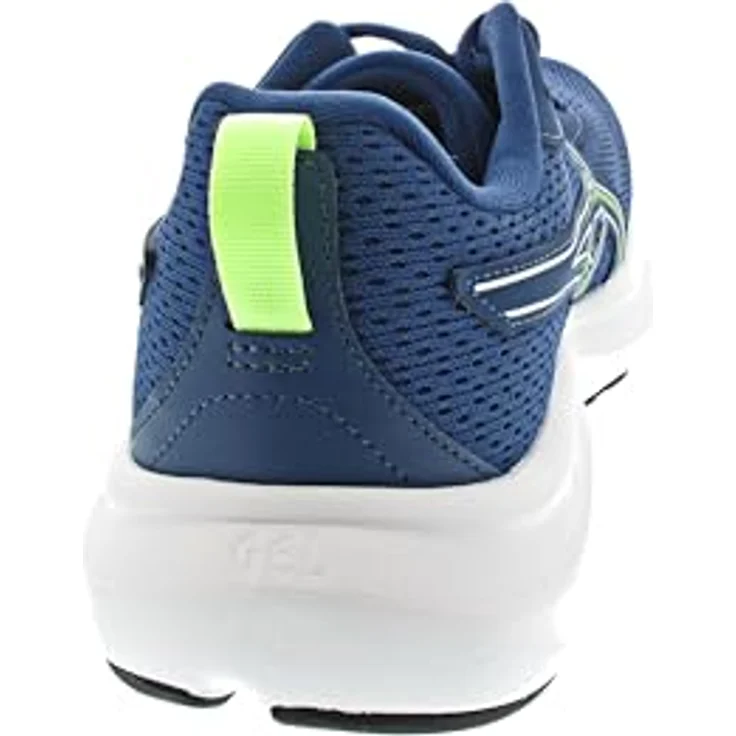 ASICS Gel Contend 9, Laufschuhe mit GEL™-Technologie und Gummi-Sohle, Twilight Blue/Illuminate Green – Bild 3