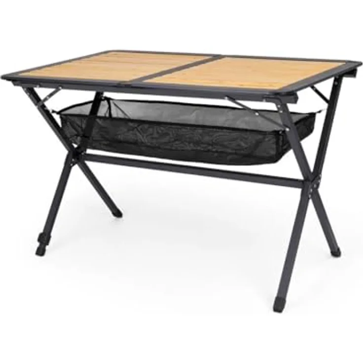  Berger Alu-Bambus Rolltisch