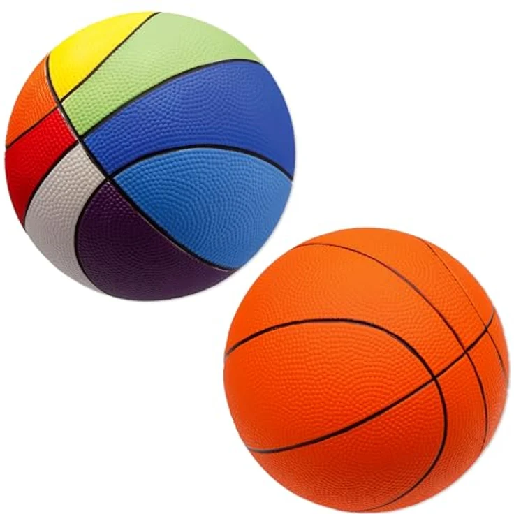 Sport-Thieme Weichschaumball PU-Basketball 20 cm, besonders weich für Anfänger und Kinder, Unisex, Orange, 290 g – Bild 1