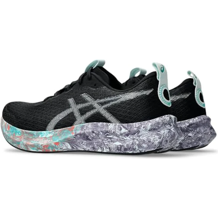 Asics Gel Noosa Tri 16, Laufschuh für Triathleten, black/soothing sea, synthetisches Material, Gummisohle – Bild 2