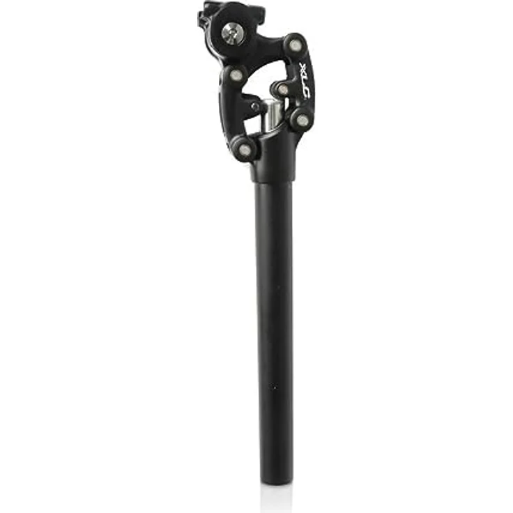 XLC Federsattelstütze SP-S11, 350 mm Länge, Ø 31,6 mm, Federweg 48 mm, Parallelogramm-System, tauschbare Feder (65-95 kg)