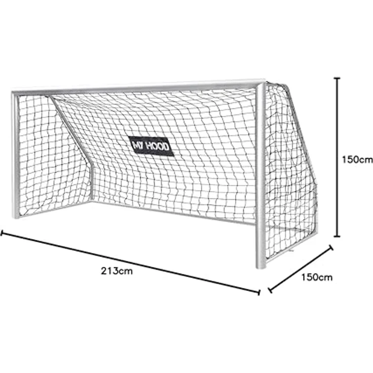My Hood Champion 550x213, Ball Zubehör aus verzinktem Stahl, 550x213x150 cm, für Kinder ab 5 Jahren, einfache Montage - Keine Wartung, inklusive Heringe - blau – Bild 3
