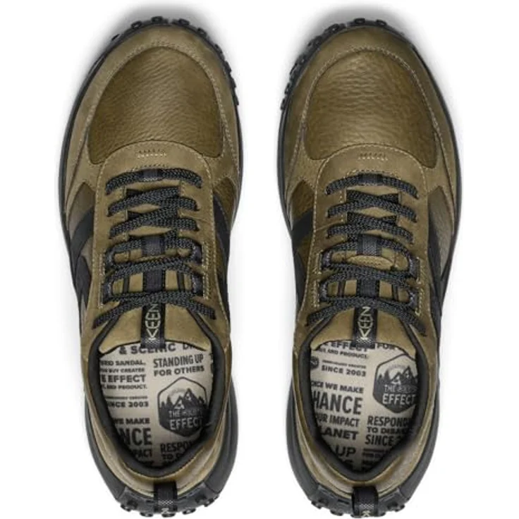 Keen KS 86 LEA, Laufschuhe mit aggressivem Trail-Profil und ganztägigem Sneaker-Komfort, dunkeloliv, Größe 43.0 – Bild 6