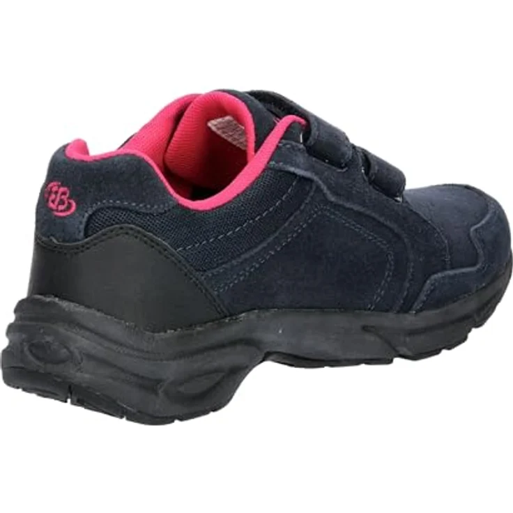 Brütting Circle V, Damen Sneaker mit Klettverschluss aus Veloursleder und profilierten CME-Laufsohle – Bild 4