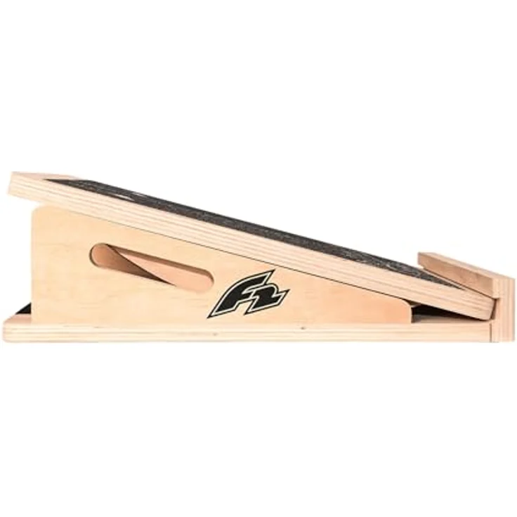 F2 Balance Board Step Board, verstellbares Holz-Mobility Board mit rutschfester Oberfläche für Training und Physiotherapie – Bild 4