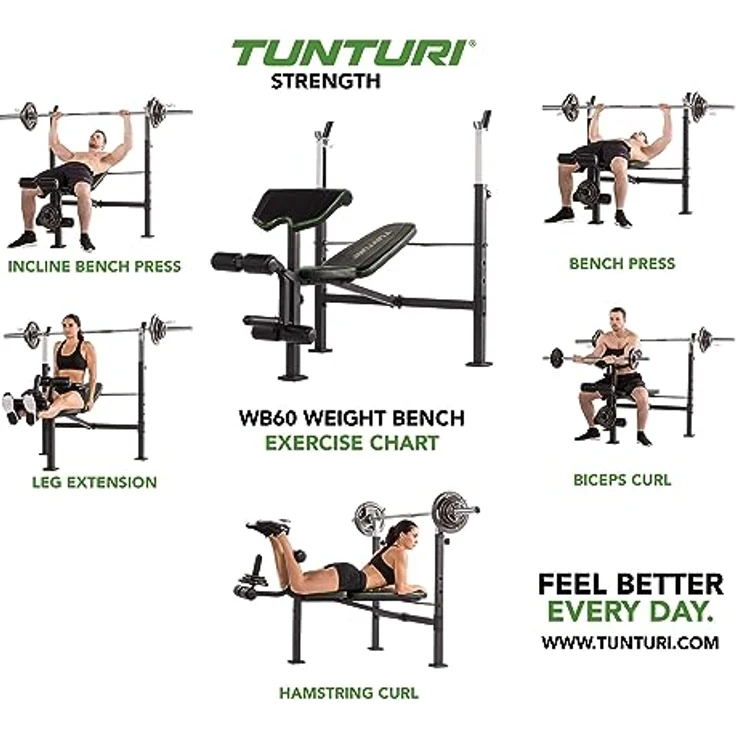 Tunturi Hantelbank WB60 – Bild 3
