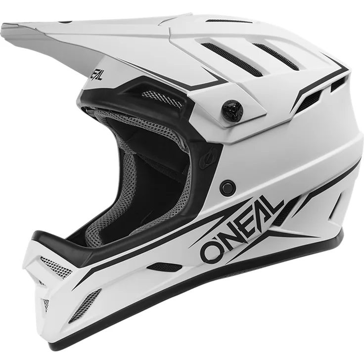 O'NEAL Bike Helm Backflipolid White, XL (61/62), mit IPX ACells Rotations-Aufprallabsorptionstechnologie und Fidlock Magnetverschluss