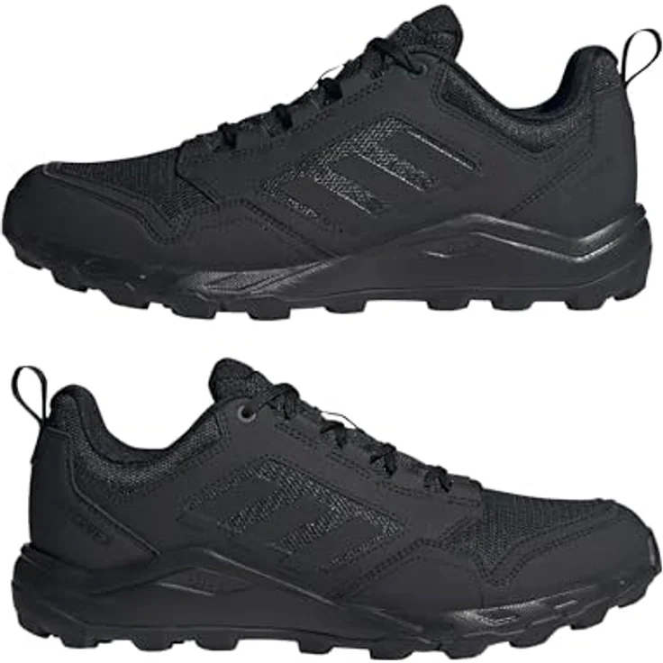 adidas Terrex Tracerocker 2, Unisex Wanderschuhe mit dämpfender Zwischensohle und griffiger Laufsohle, Schwarz, Größe 42.5 – Bild 6