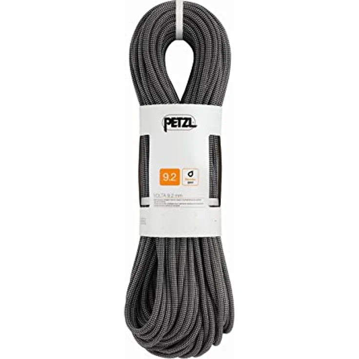 PETZL Verticality Einfachseil, schwarz, 60m, Duratec Dry-Imprägnierung, ClimbReady-Technologie, mittlere Markierung, geeignet für Fels, Mixed, Schnee und Eis – Bild 1