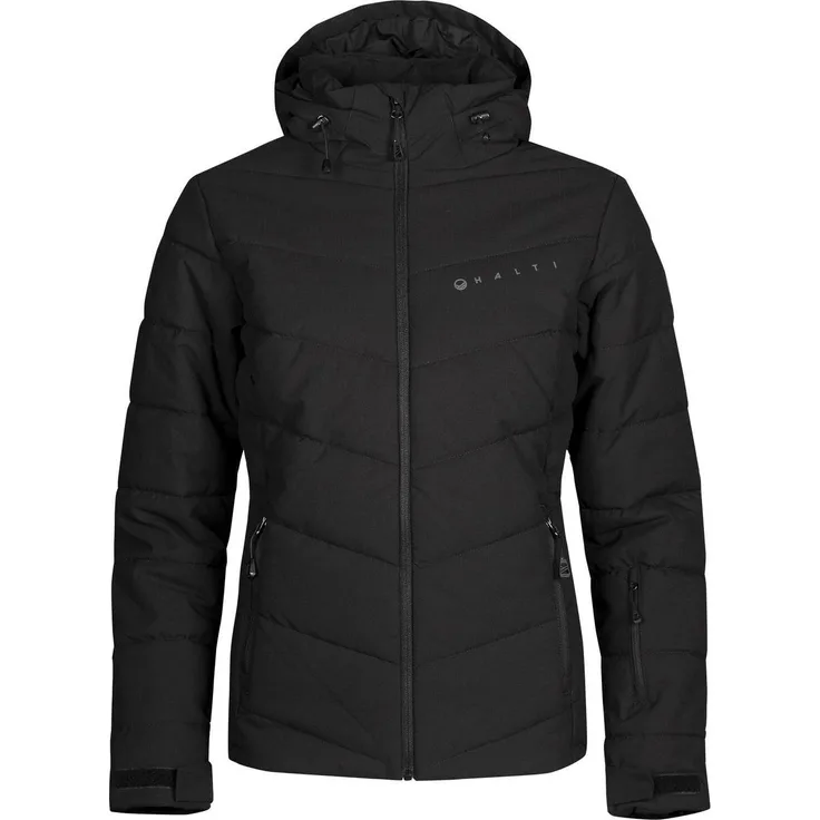Halti Mellow Puffer Damen Skijacke, Schwarz, Größe 40, 50% Recycling-Polyester