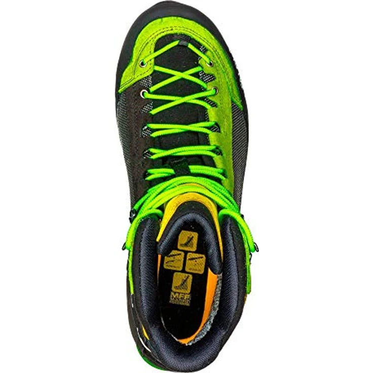 Salewa Crow GTX, Herren Wanderschuhe mit GORE-TEX, Vibram-Sohle, steigeisen-kompatibel, 43, Grün – Bild 3