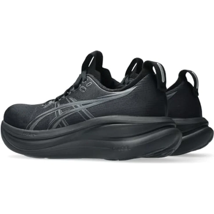 Asics Gel-Nimbus 28, Laufschuhe mit FF BLAST PLUS Dämpfung und PureGEL Technologie, schwarz/grau, Größe 7.5 – Bild 2