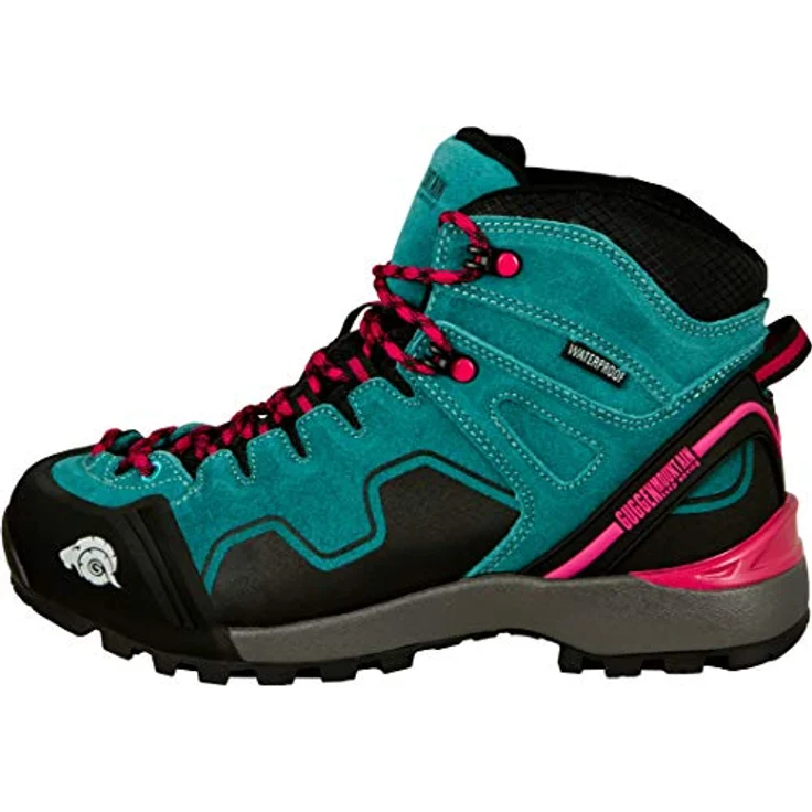 GUGGEN Mountain PM021 Damen Wanderstiefel, wasserabweisend, verstärkte Schuhspitze, 510g, Leder – Bild 6