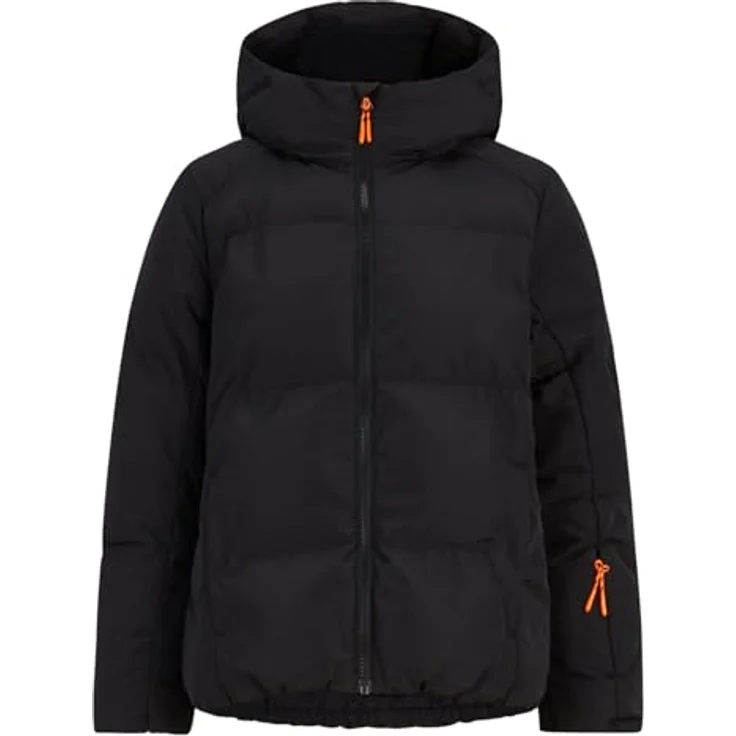 Ziener Kinder Schneejacke AWAR, wind- und wasserdicht, schwarz, Größe 164 – Bild 1