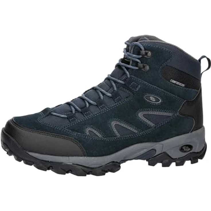 Brütting Nevada, Herren Wanderschuhe aus Veloursleder mit Comfortex-Klimamembrane, Blau, Größe 45 – Bild 1