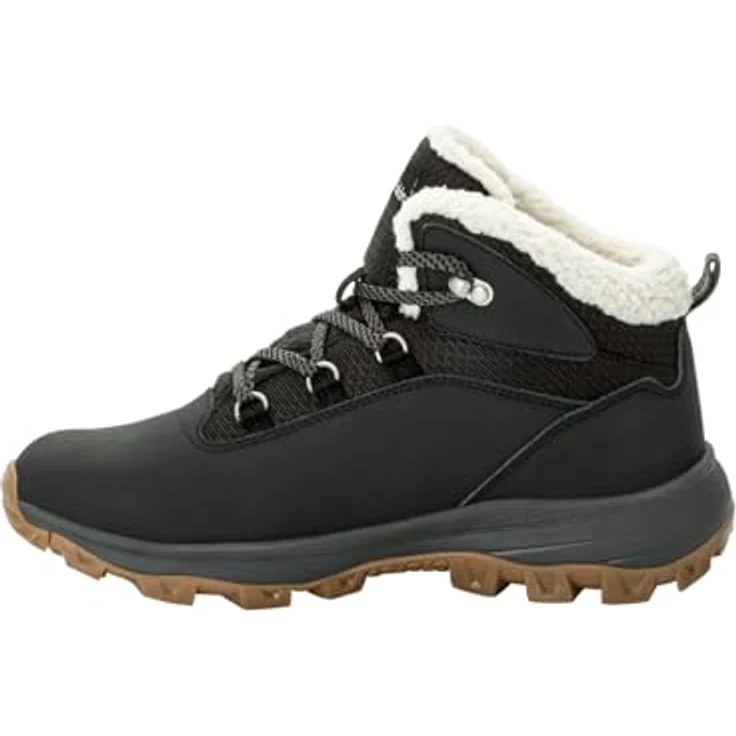 Jack Wolfskin Everquest Texapore Mid W, Damen Wanderschuhe, wasserdicht, atmungsaktiv, bis -30 °C, Schwarz, Größe 37.5 – Bild 1