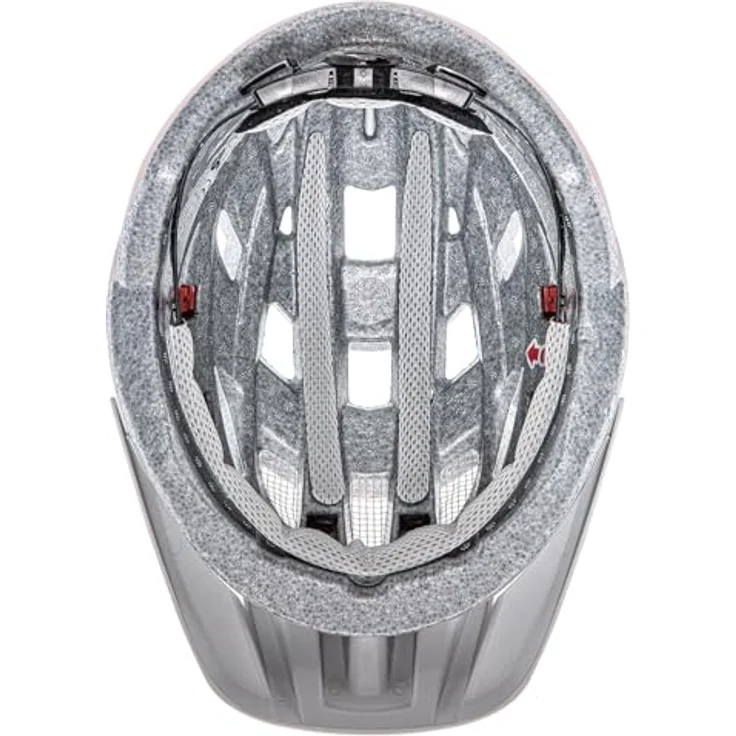 Uvex I-VO CC Helm, Fahrradhelm mit optimaler Belüftung und individuellem Anpassungssystem, grau-pink matt, Größe 56-60 cm – Bild 3