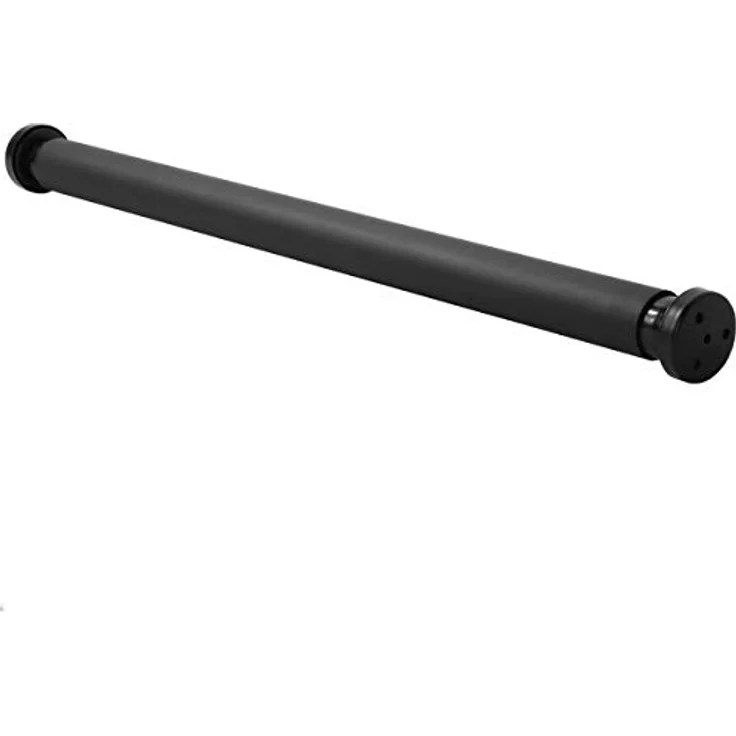 GORILLA SPORTS® Klimmzugstange - für Türrahmen, Ohne Schrauben, 63-93 cm Verstellbare, aus Stahl, mit Eva Schaumstoffgriffen, Schwarz – Bild 1