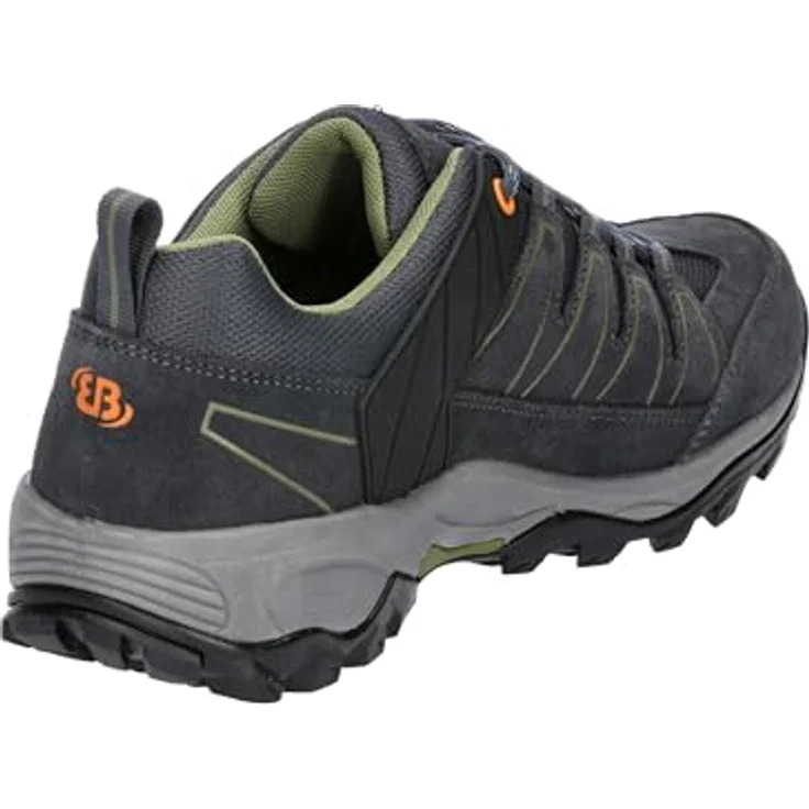 Brütting Mount Pinos Low, Herren Wanderschuhe aus Leder und Nylon mit Comfortex-Klimamembrane, grau – Bild 4