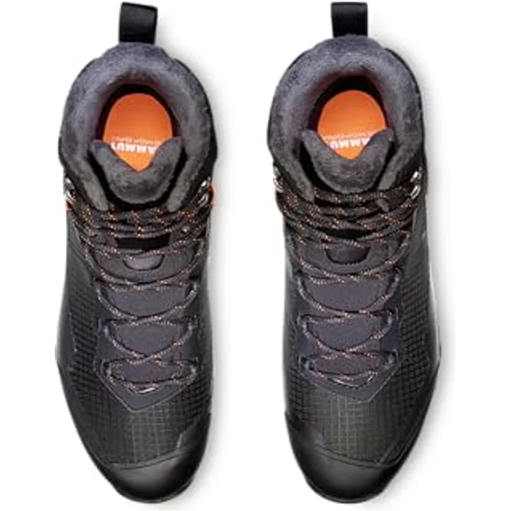 Mammut Blackfin III Mid DT Men, Herren Wanderschuhe mit Vibram-Profilsohle und Mammut DRYtechnology, Schwarz, Größe 43 1/3 – Bild 4