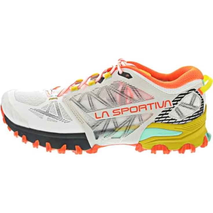 La Sportiva Bushido III 2024, Trail-Laufschuhe für Herren, hellgrau/bunt, mit FriXion® Red Bi-Compound Sohle und atmungsaktivem Air-Mesh-Obermaterial – Bild 2