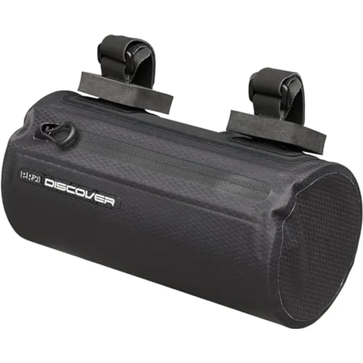 PRO Bike Gear Discover Team (S), Velotasche (2 l) für Lenkertaschen, wasserdicht mit verstellbaren Klettverschlüssen und reflektierenden Details