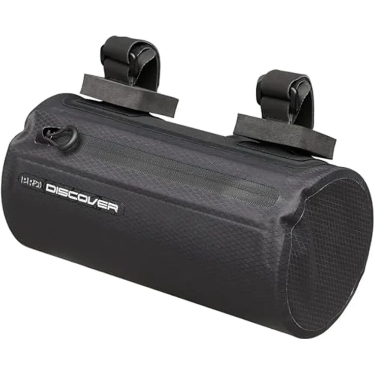 PRO Bike Gear Discover Team (S), Velotasche (2 l) für Lenkertaschen, wasserdicht mit verstellbaren Klettverschlüssen und reflektierenden Details – Bild 1