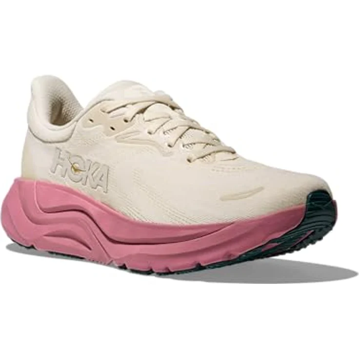 Hoka W Arahi 8, Stabiler Laufschuh mit H-Frame-Technologie, alabaster/lingonberry, Größe: 8 – Bild 1