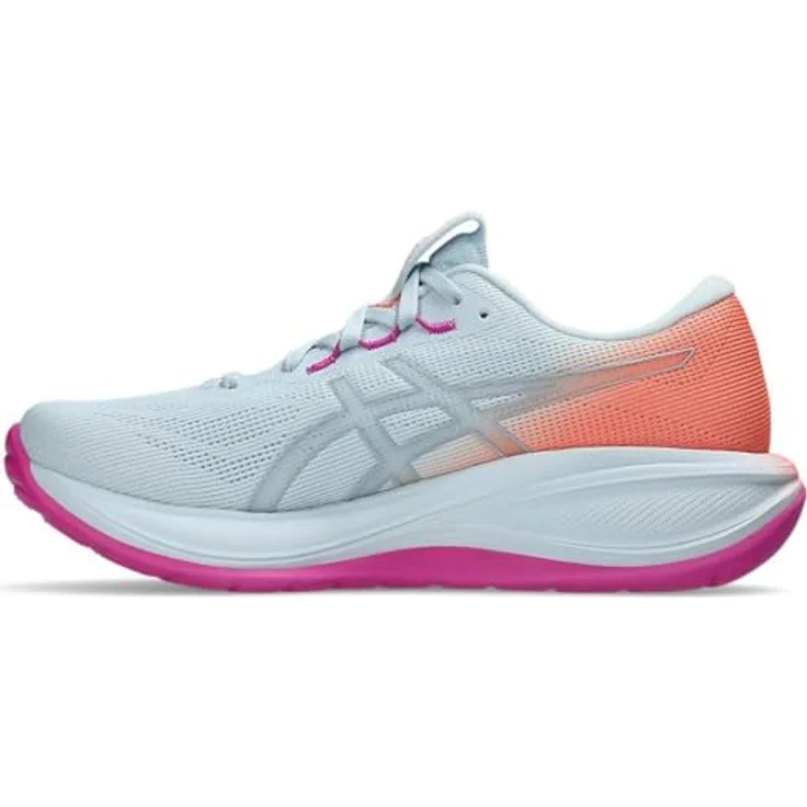 Asics Gel-Cumulus 28, Laufschuhe mit ASICS GEL™-Technologie, sky/sun coral, Größe: 7 – Bild 4