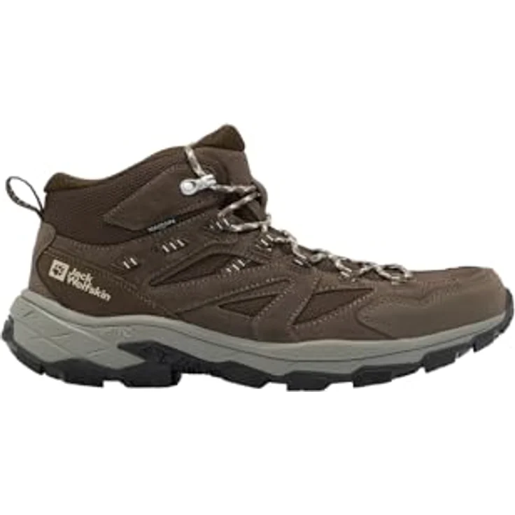 Jack Wolfskin Vojo Tour Texapore Mid, Herren Wanderschuhe mit wasserdichtem Wetterschutz, Schwarz, Größe 48 – Bild 2