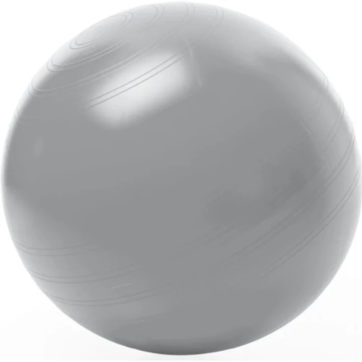 TOGU Gymnastikball Sitzball ABS (Berstsicher), 75 cm, silber, aktiv & rückenfreundlich für den Arbeitsplatz – Bild 1