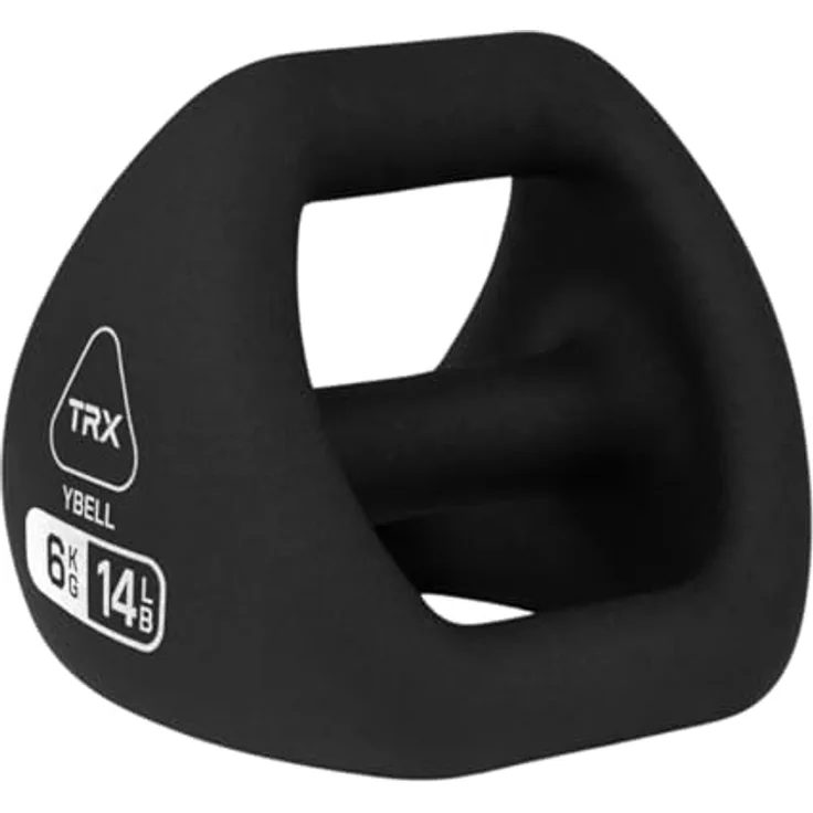 TRX YBell Neo, All-in-One Kettlebell aus Gusseisen für Ganzkörpertraining, ergonomisches Design