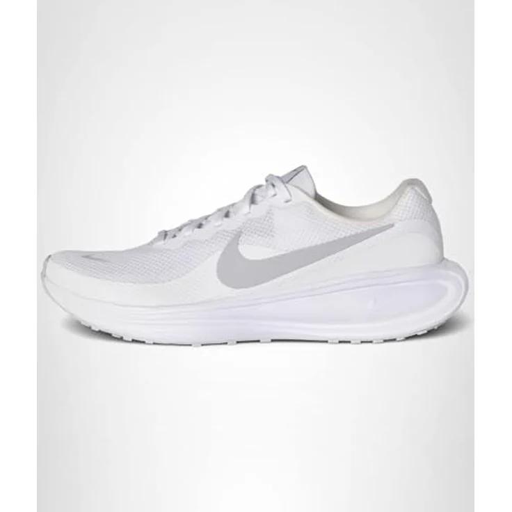 Nike Revolution 8, Laufschuhe aus atmungsaktivem Mesh mit Schaumstoff-Mittelsohle, White Pure Platinum, EU 47.5 – Bild 8