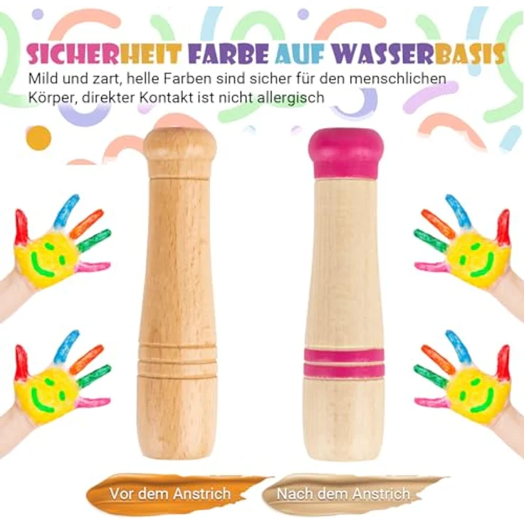 Paleclouds Springseil Kinder, Verstellbares 250CM Jump Rope mit Holzgriff und Regenbogen-Design, ideal für Fitness und Spiel, rosa – Bild 5