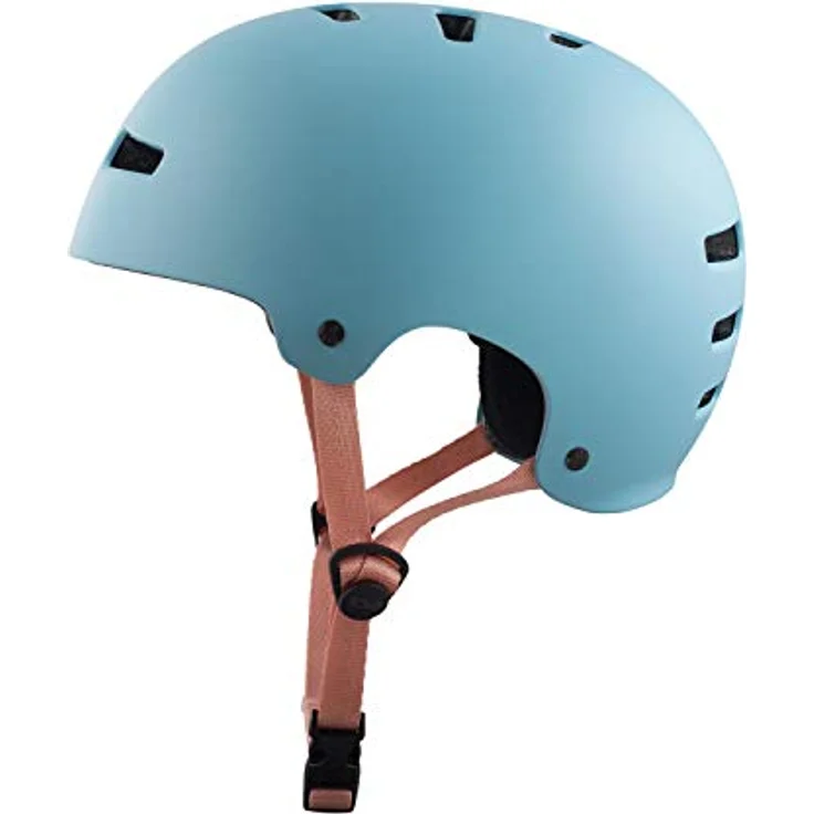 TSG Evolution WMN Frauen Helm, Solid Color satin porzellan blau, robuste Außenschale, anpassbares Tuned Fit System, 14 Belüftungsöffnungen, XXS/XS (52-54cm) – Bild 3