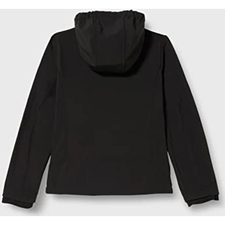 CMP KID G Jacket FIX Hood, Softshell Skijacke für Mädchen, atmungsaktiv, schnell trocken, Farbe: nero, Größe 104 – Bild 3