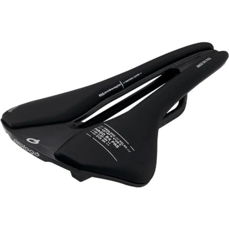 Prologo Nago R4 Pas, Fahrradsattel mit PAS-Technologie und ergonomischem Design, schwarz – Bild 4