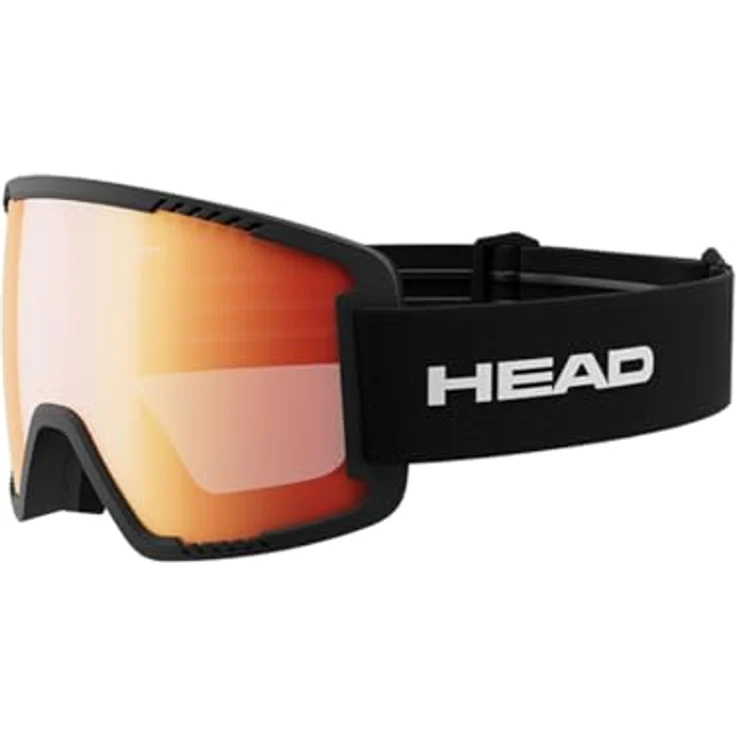 HEAD CONTEX, Skibrille mit torischer Scheibe, Laminated Double Lens LDL, UV 400, Anti-Fog, 5K Lens, extrem weites Sichtfeld, 3-lagige Schaumauflage, Venting Foam, austauschbare Scheibe – Bild 1