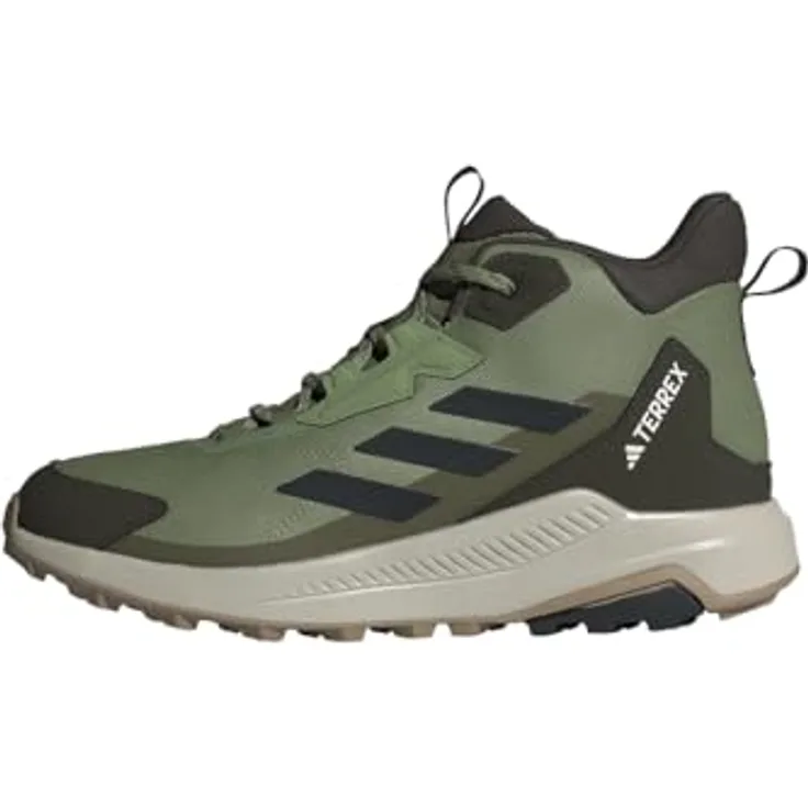 adidas TERREX ANYLANDER MID Wanderschuhe mit NASA-Schnürverschluss, Traxion-Laufsohle und recycelten Materialien