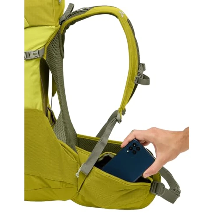 VAUDE Brenta 24, Wanderrucksack 24 Liter mit Aeroflex 3D Belüftung, ErgoShape Schultergurten & abnehmbarer Regenhülle für Tagestouren – Bild 5