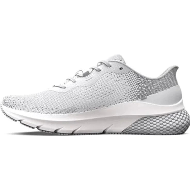 Under Armour HOVR Turbulence 2, Damen Laufschuhe mit reaktionsschneller Dämpfung, weiß, Größe 41 – Bild 6
