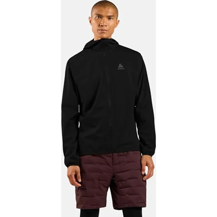 Odlo X-Alp Performance Knit Laufjacke, Herren, Wasserdicht, Atmungsaktiv, Farbe: Schwarz, Größe:M – Bild 3