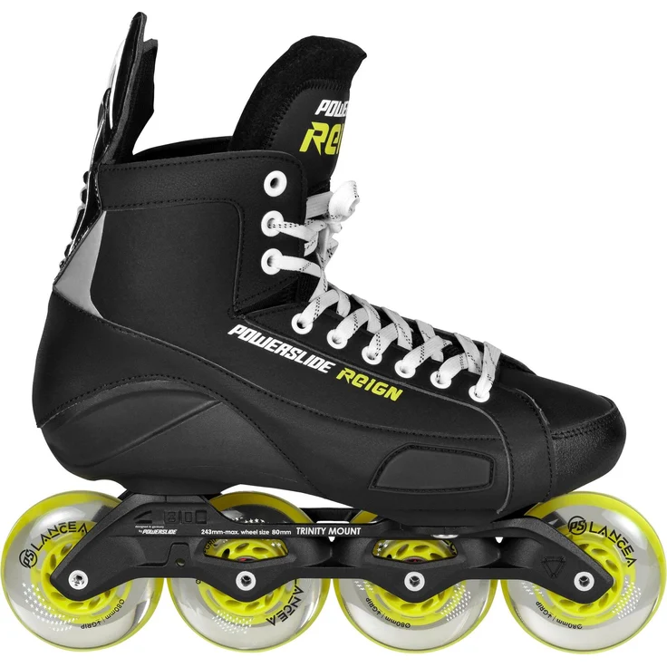 POWERSLIDE Reign Atlas 100, Inline-Hockeyschlittschuh mit TRINITY 3-Punkt-Bindung und hochabriebfestem Mesh