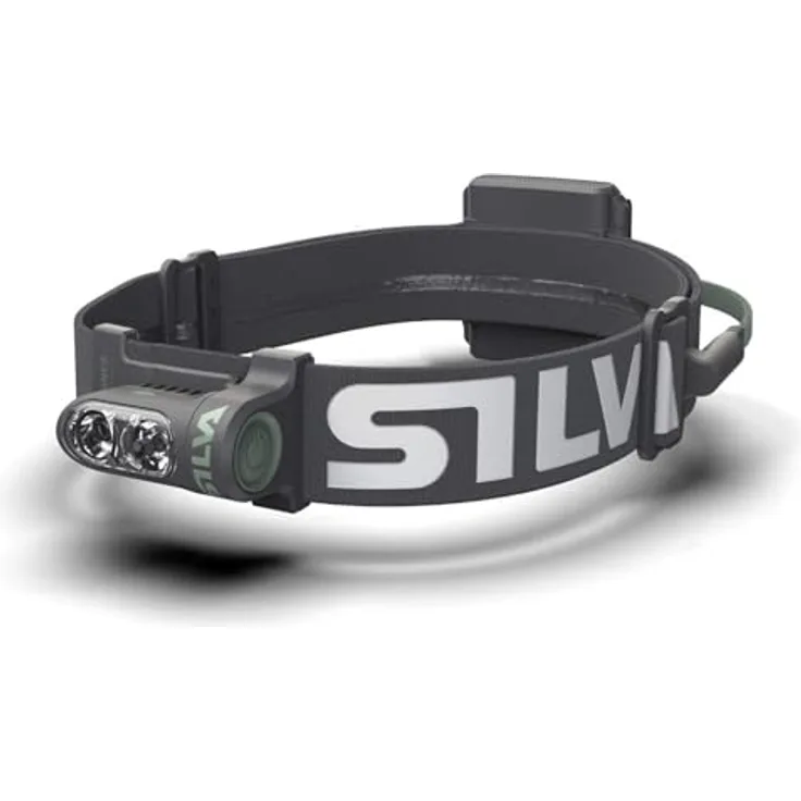 Silva TRAIL RUNNER FREE 2, Stirnlampe mit 450 Lumen, wasserdicht und mit integrierter Hybridbatteriefunktion, 61g