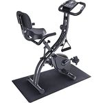 Sportneer Heimtrainer Fahrrad Klappbar für Zuhause - Ergometer Heimtrainer mit 16 Magnetische Widerstandsstufen, Hometrainer Fahrrad, Pulssensor