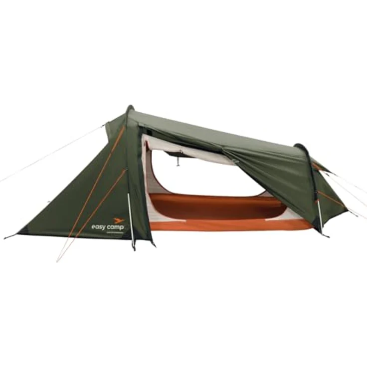 Easy Camp Sarek 2, Tunnelzelt für 2 Personen, kompakt und leicht mit seitlichem Eingang und Veranda, 2.20 kg – Bild 6