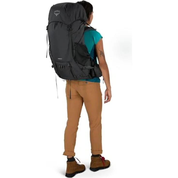 Osprey Renn Trekkingrucksack 70 cm, schwarz, 100% Polyester, 37 x 37 x 70 cm – Bild 9