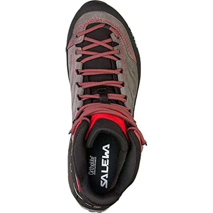 Salewa MTN Trainer Mid GTX, Herren Wanderschuhe für anspruchsvolle Trekkingtouren, wasserdicht, beige schwarz, Größe 46.5 – Bild 6